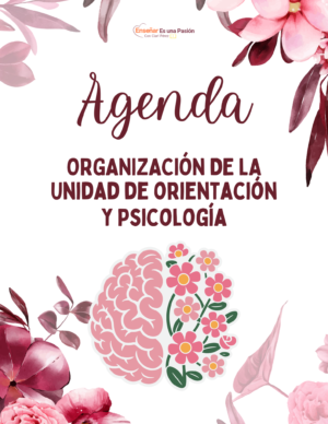 Agenda Organización de la Unidad de Orientación y Psicología