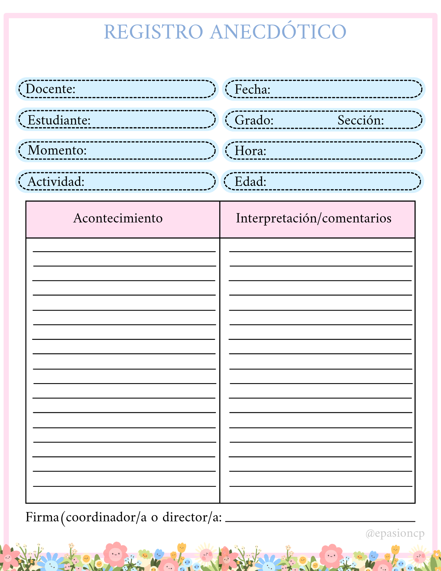 Registro Anecdótico – Nivel Secundario - Imagen 7