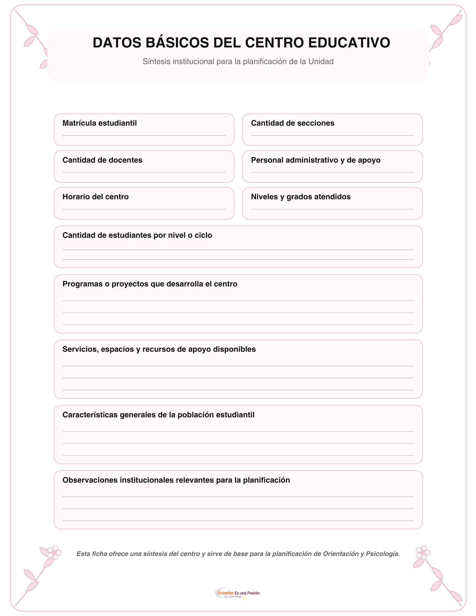 Agenda Organización de la Unidad de Orientación y Psicología - Imagen 6